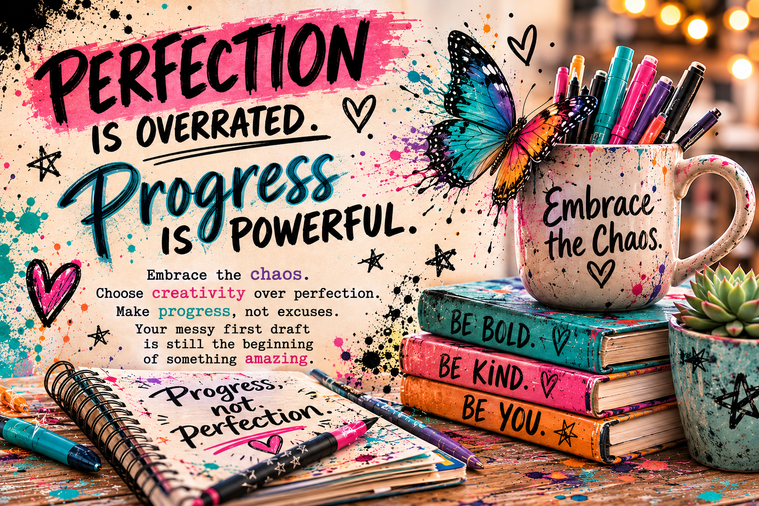 Embrace the Chaos: Why Perfect Is Overrated