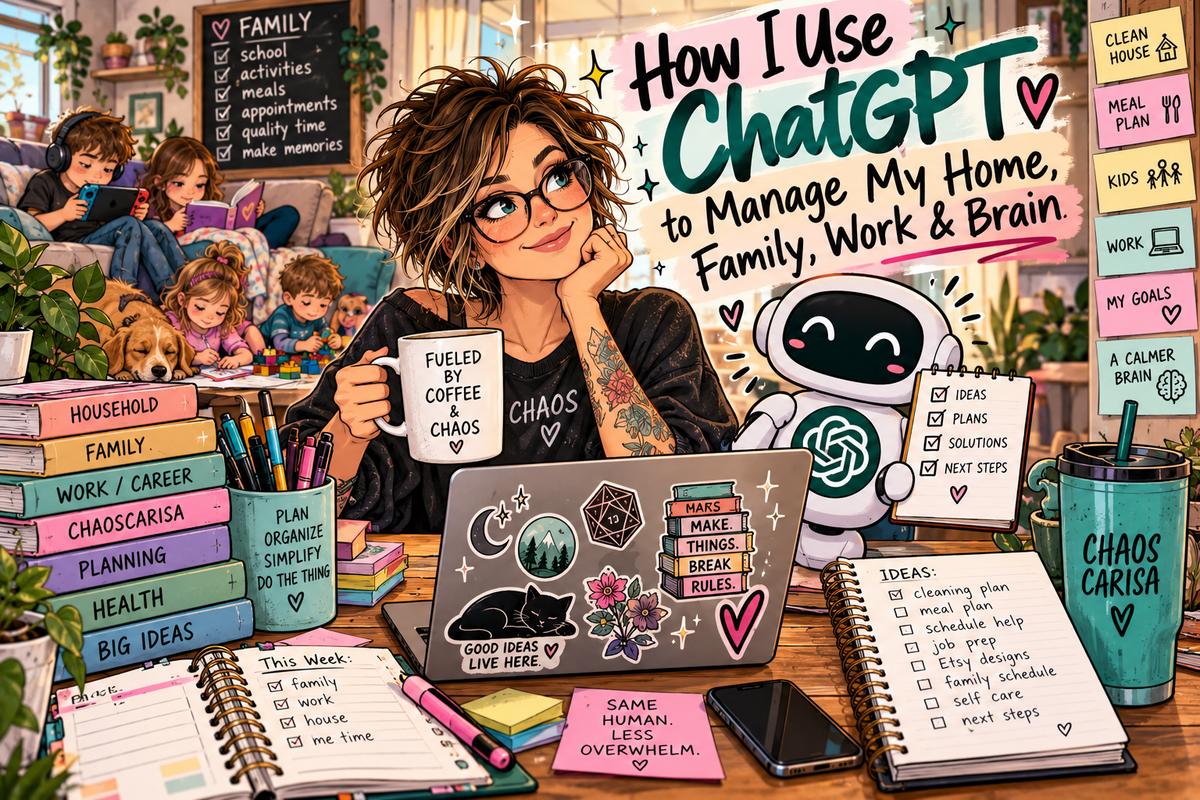How I Use ChatGPT to Manage My Home, Family, Work & Brain