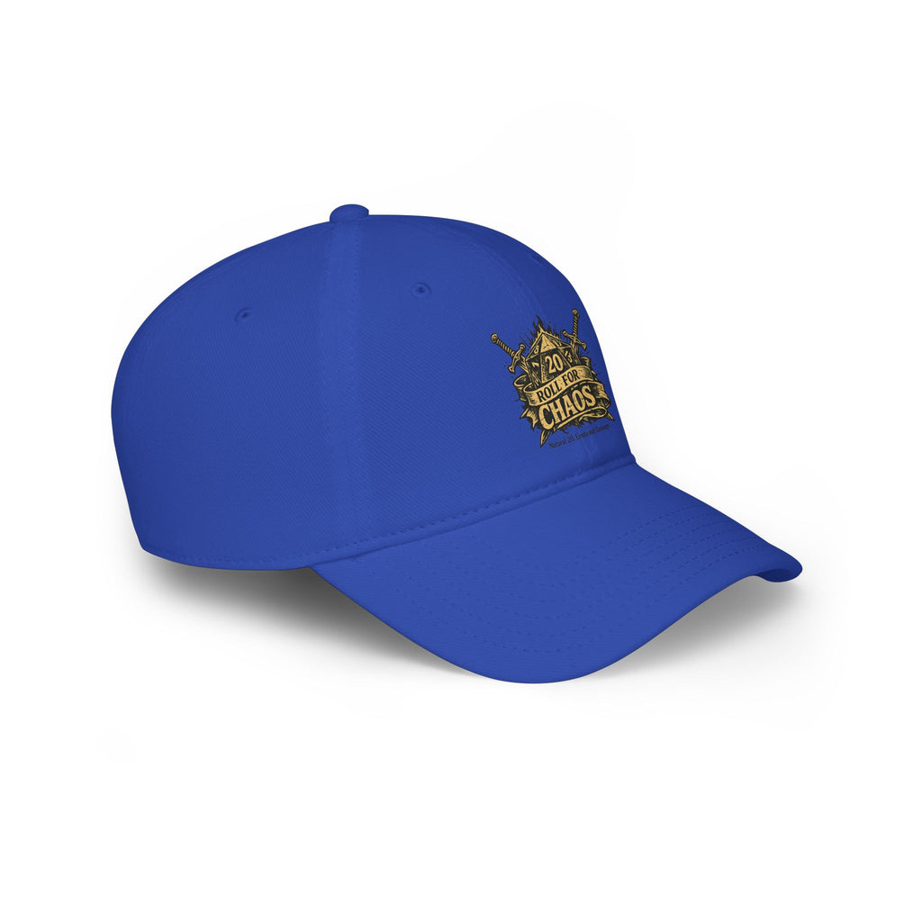 Roll for Chaos Hat | Funny D&D Baseball Cap | Dungeon Master Gift | Tabletop RPG Dad Hat | Gamer Hat | Natural 20 Fantasy Cap