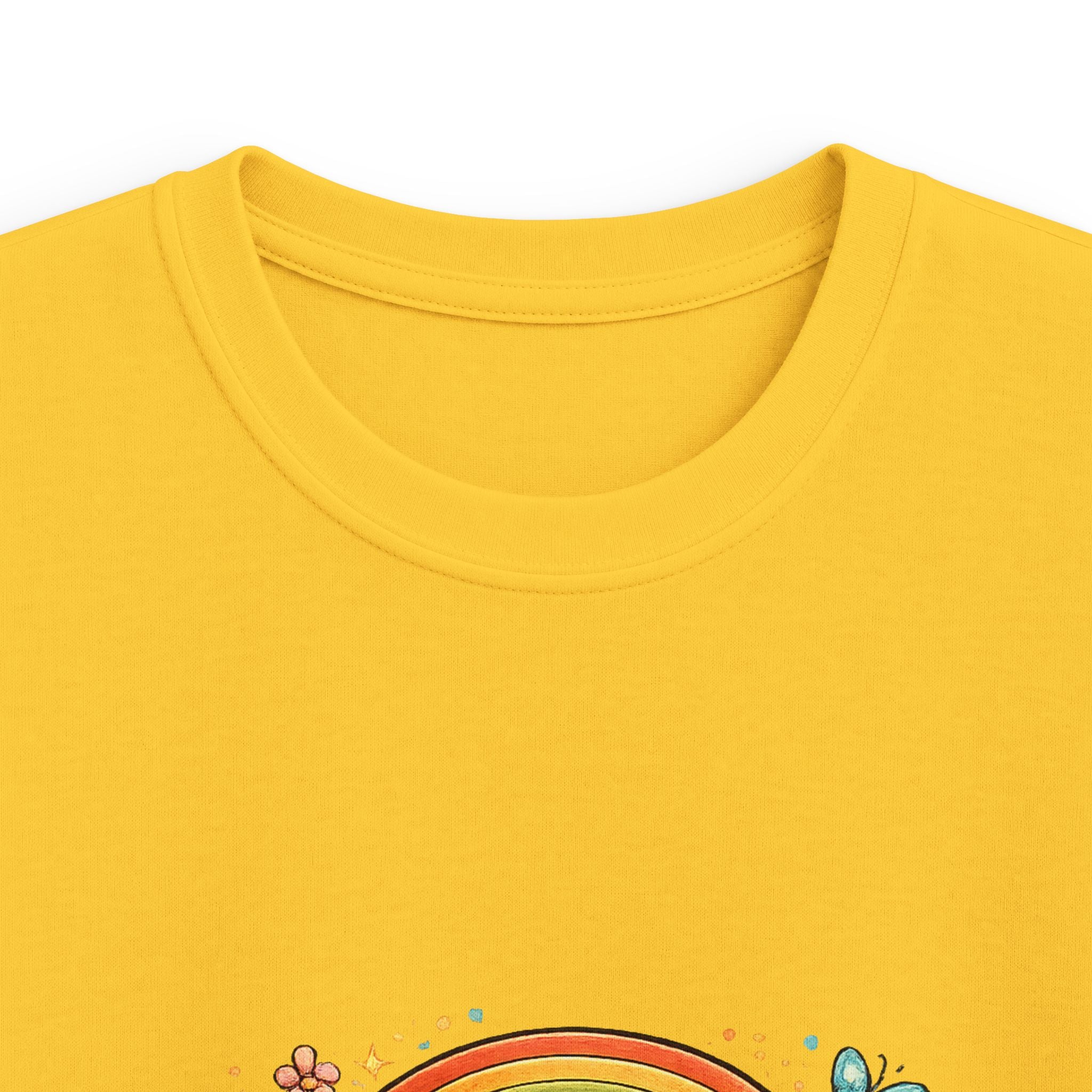 "Different is Wonderful" Rainbow Animal Graphic Kids Tee