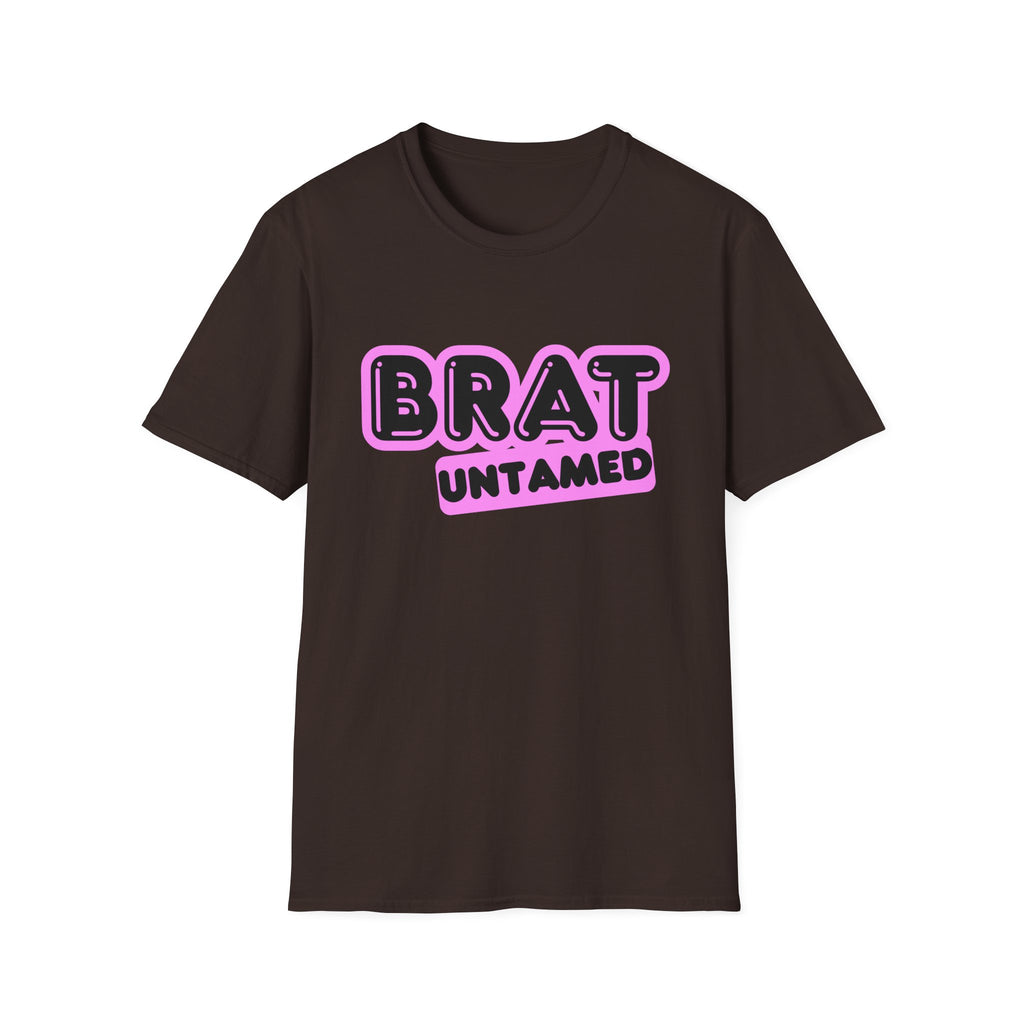 Brat Untamed T-Shirt — Bold Retro Graphic Tee for Teens & Trendsetters