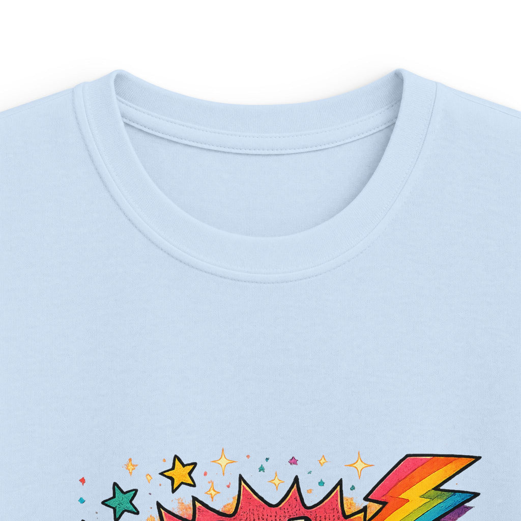 "Kindness Is My Superpower" Superhero Graphic Kids Tee- Super Girl