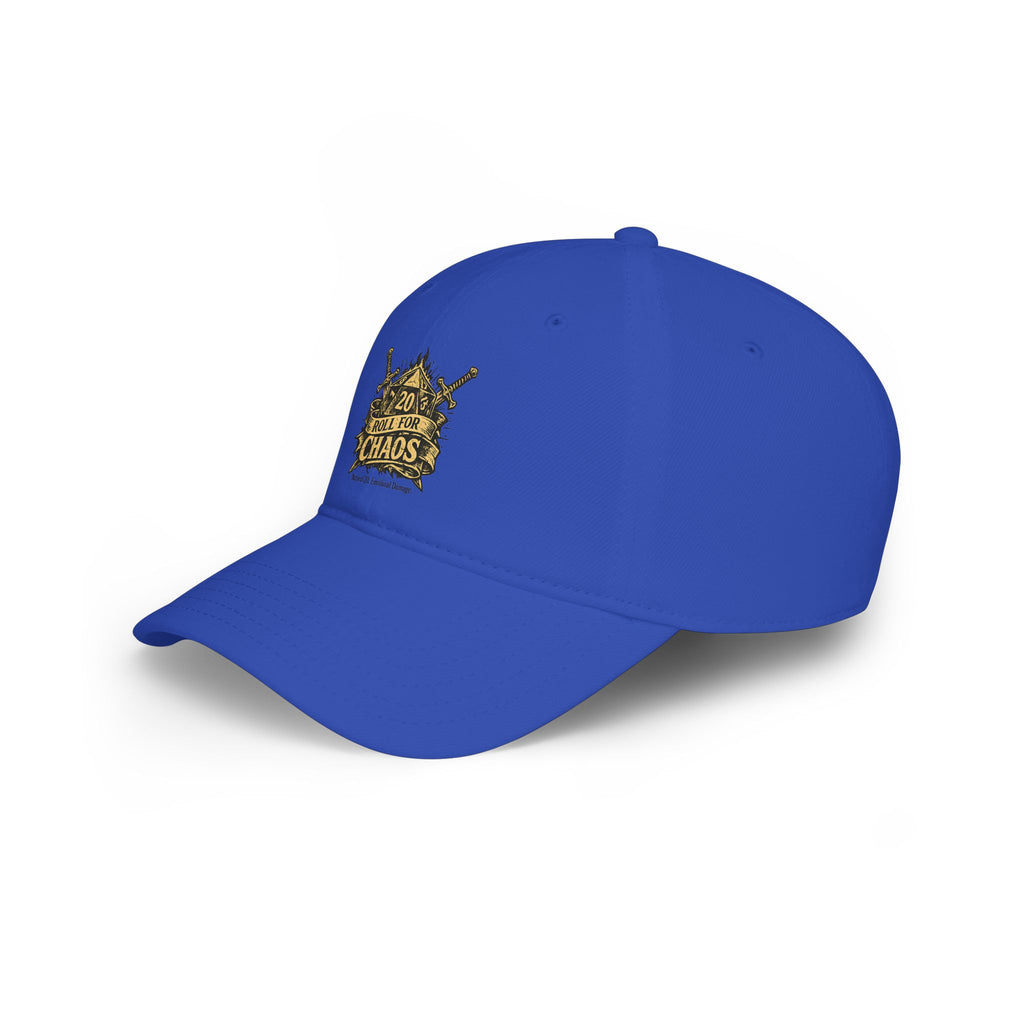 Roll for Chaos Hat | Funny D&D Baseball Cap | Dungeon Master Gift | Tabletop RPG Dad Hat | Gamer Hat | Natural 20 Fantasy Cap