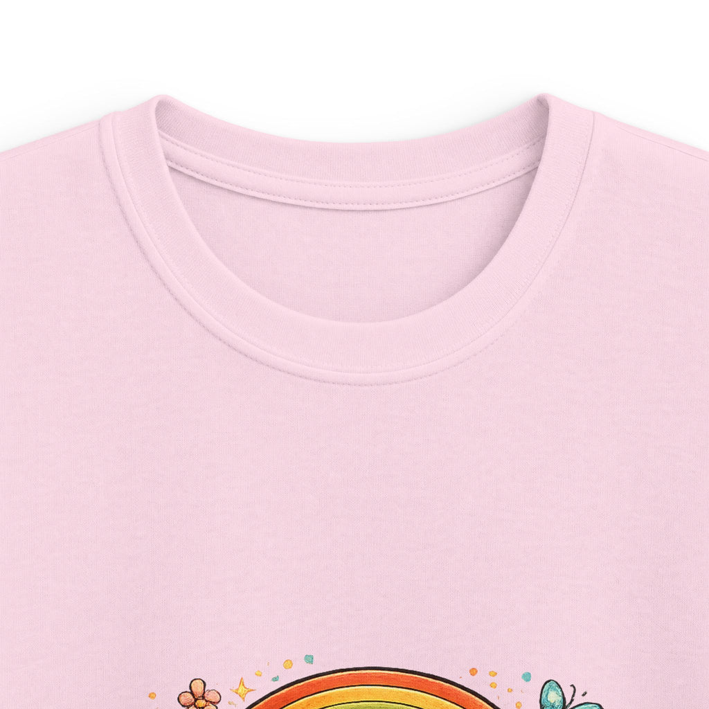 "Different is Wonderful" Rainbow Animal Graphic Kids Tee