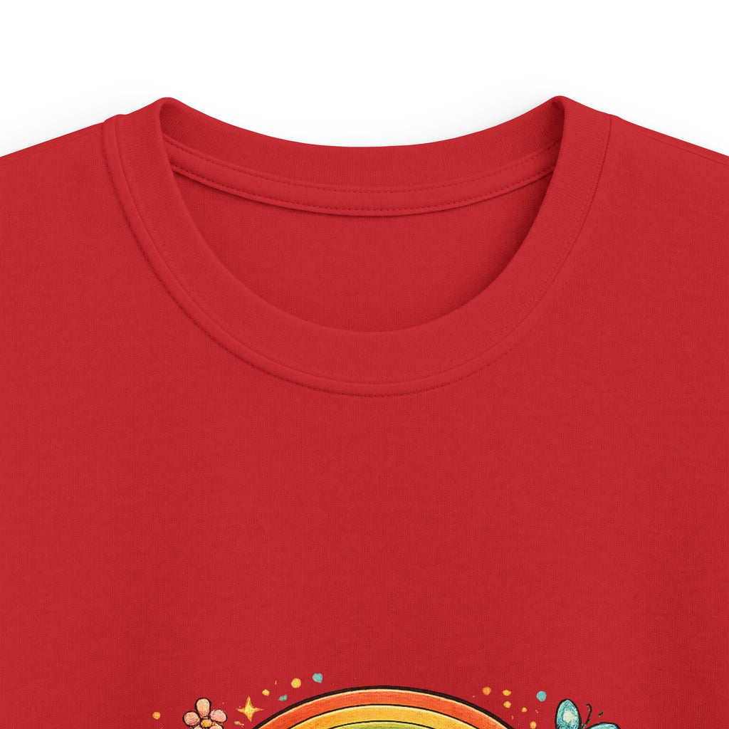 "Different is Wonderful" Rainbow Animal Graphic Kids Tee