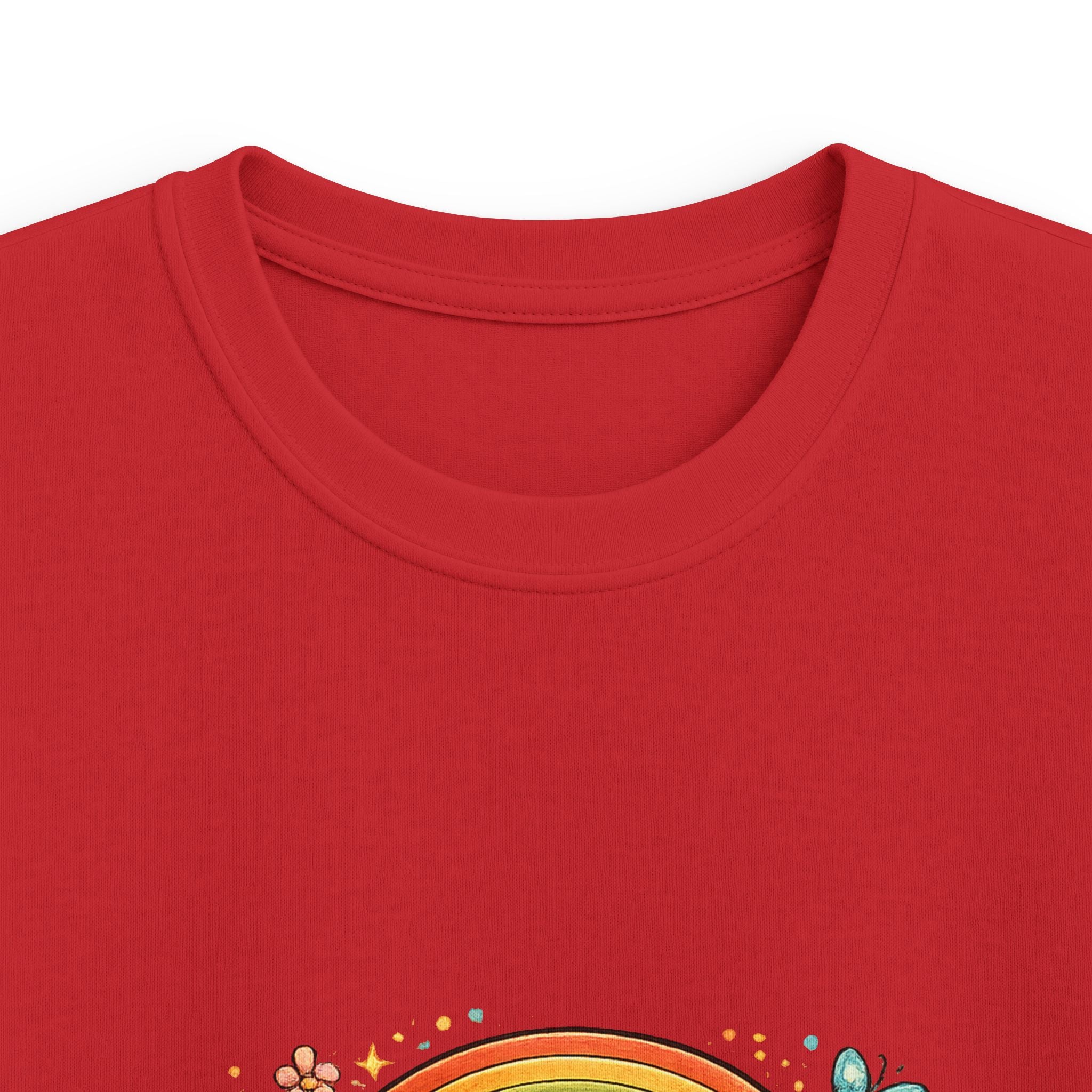 "Different is Wonderful" Rainbow Animal Graphic Kids Tee