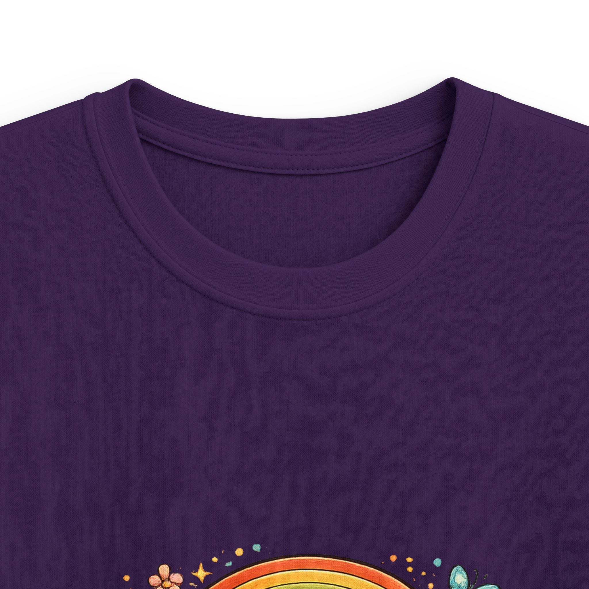 "Different is Wonderful" Rainbow Animal Graphic Kids Tee