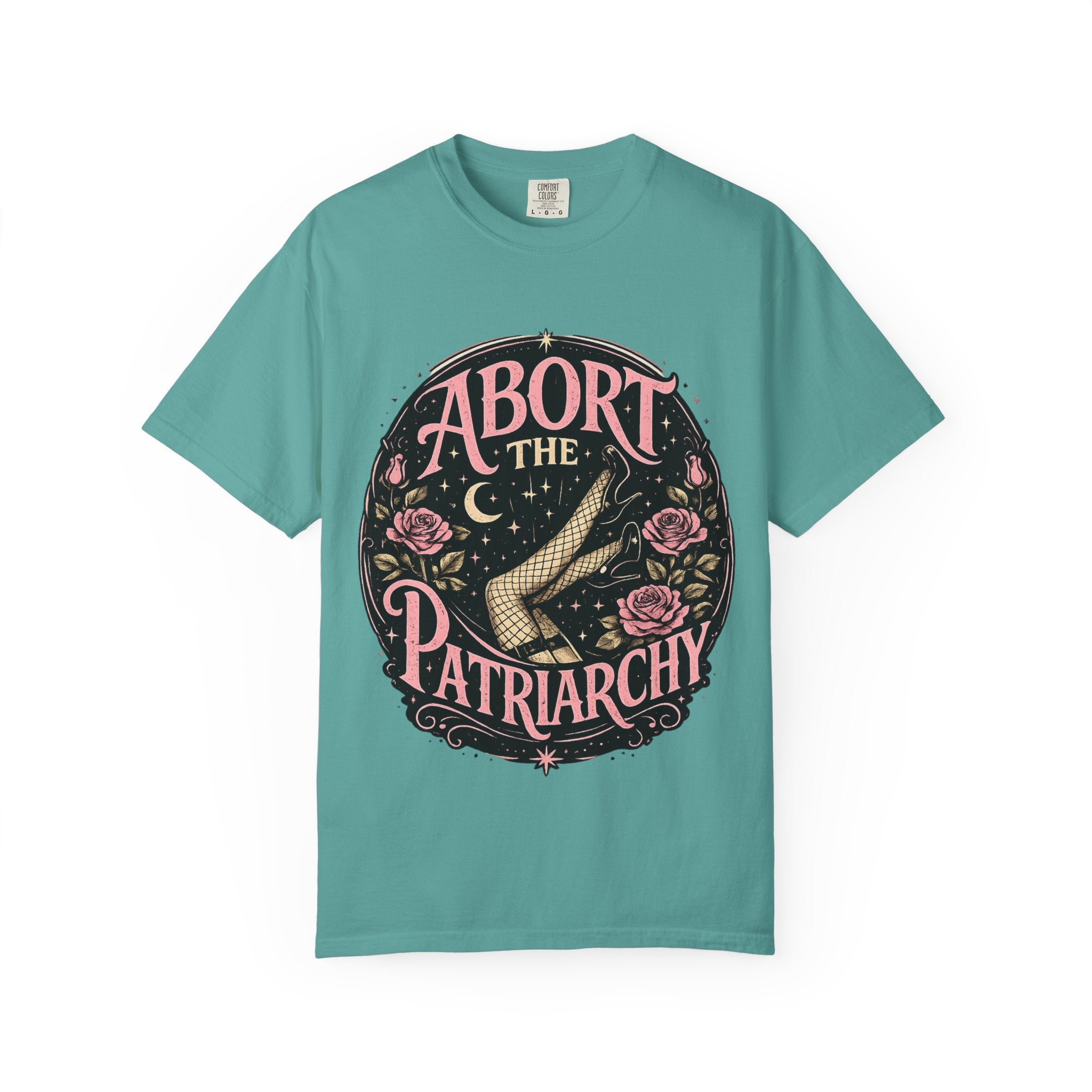Abort the Patriarchy T-Shirt | Feminist Graphic Tee | Women's Rights Shirt | Empowerment Apparel | Protest Shirt | Equality Gift
