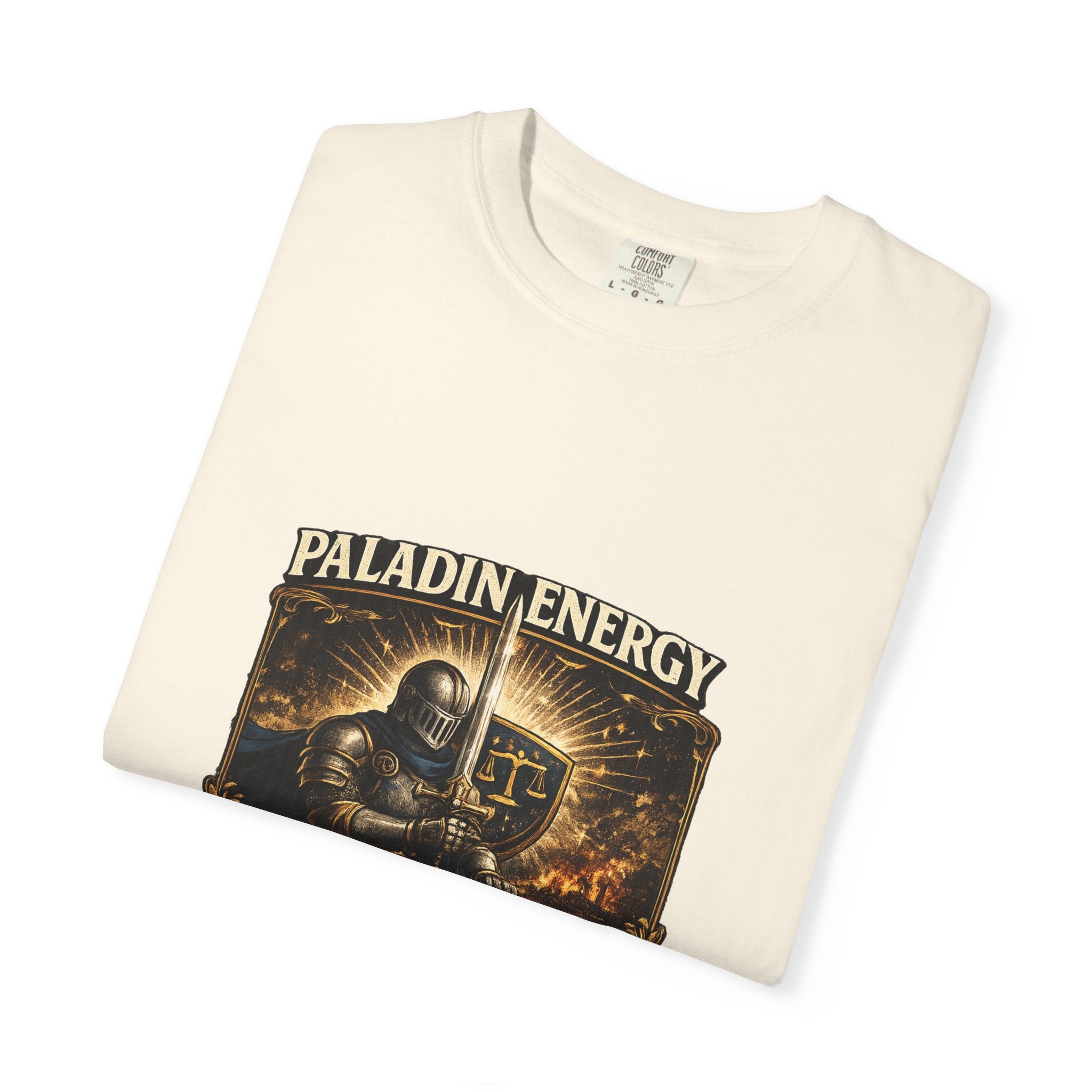 Paladin Energy T-Shirt — "Lawful Good" Fantasy Knight Graphic Tee