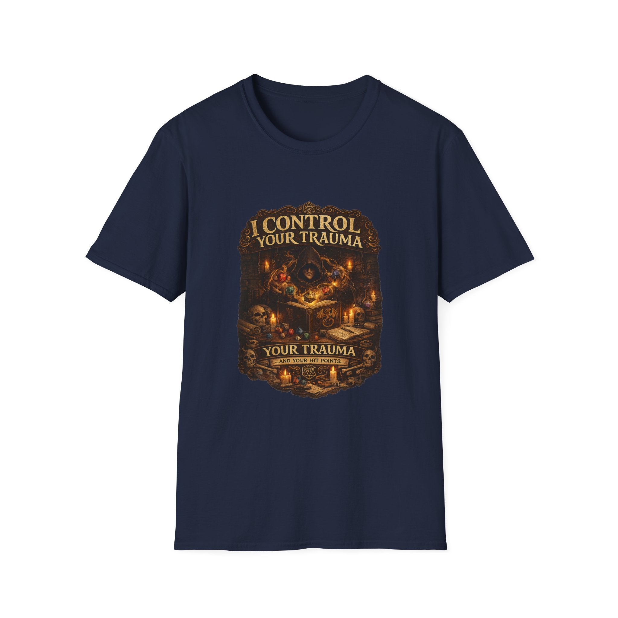 Control Your Trauma T-Shirt — Dark Fantasy Motivational Tee