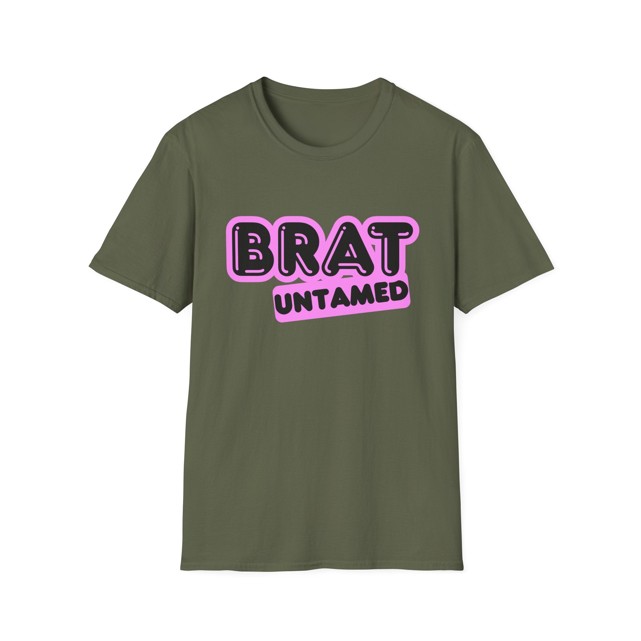 Brat Untamed T-Shirt — Bold Retro Graphic Tee for Teens & Trendsetters