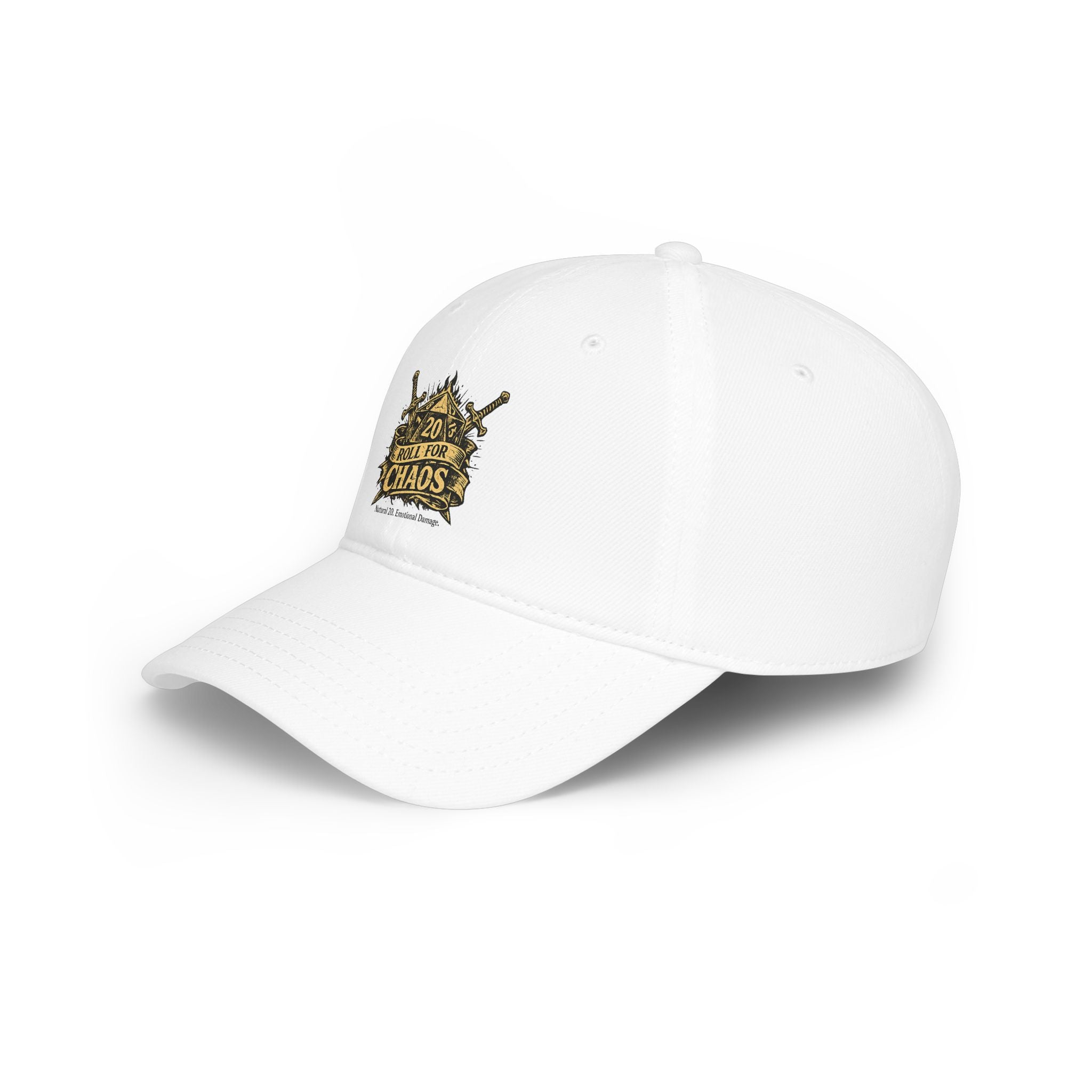 Roll for Chaos Hat | Funny D&D Baseball Cap | Dungeon Master Gift | Tabletop RPG Dad Hat | Gamer Hat | Natural 20 Fantasy Cap