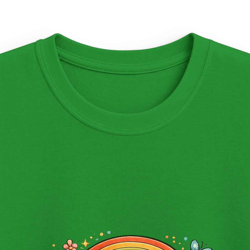 "Different is Wonderful" Rainbow Animal Graphic Kids Tee