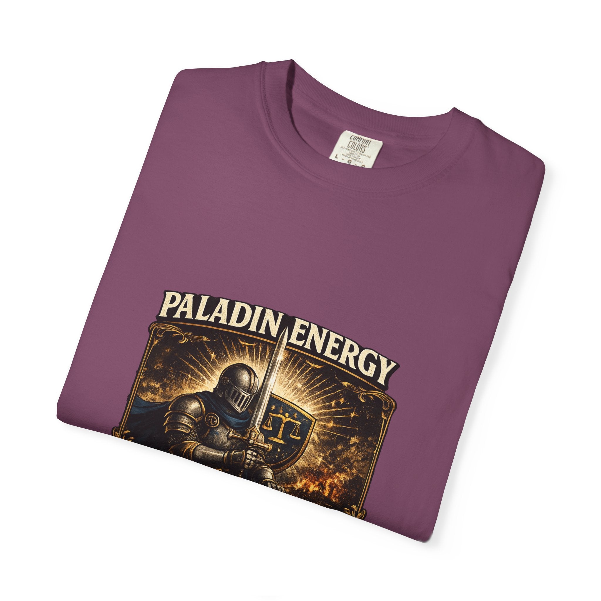 Paladin Energy T-Shirt — "Lawful Good" Fantasy Knight Graphic Tee