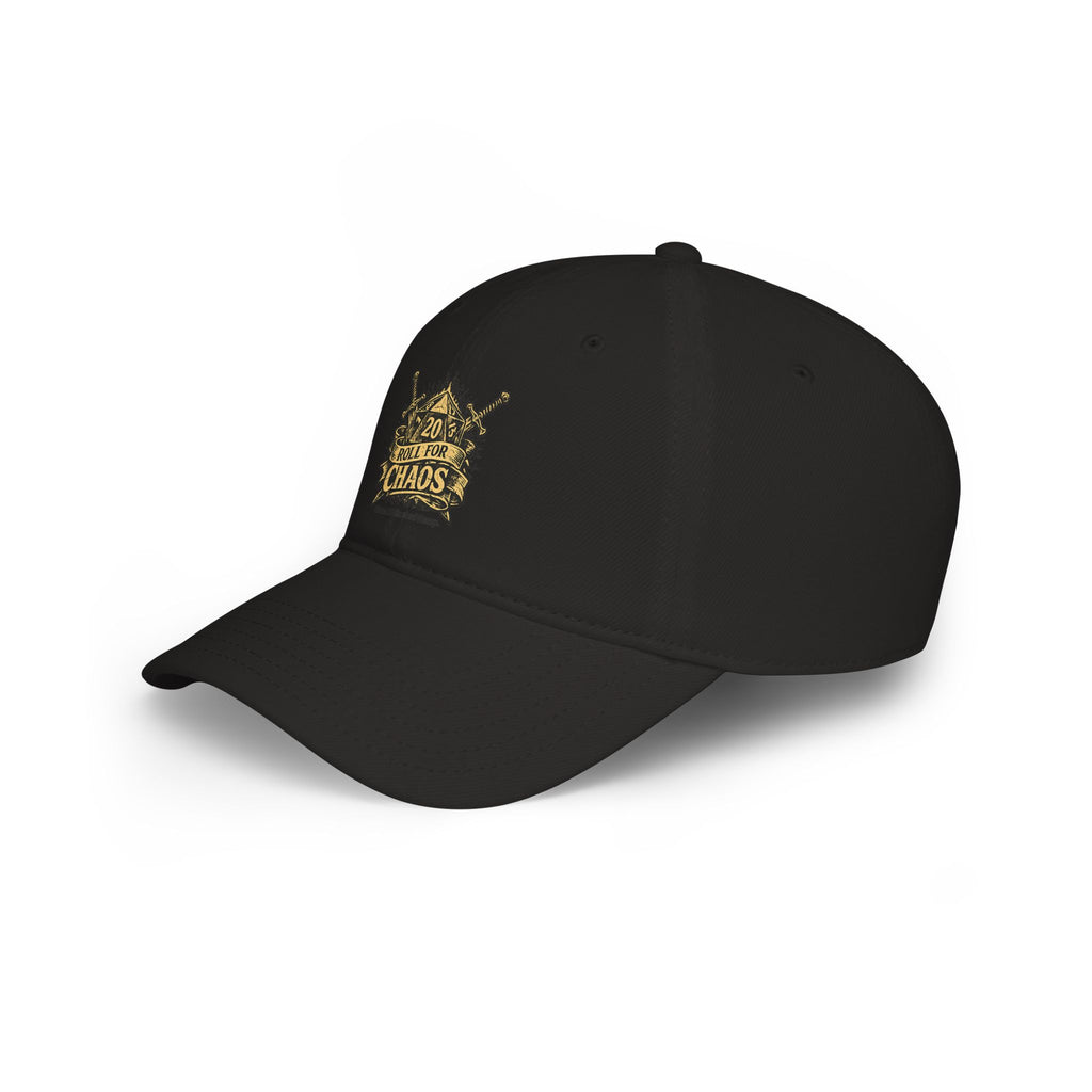 Roll for Chaos Hat | Funny D&D Baseball Cap | Dungeon Master Gift | Tabletop RPG Dad Hat | Gamer Hat | Natural 20 Fantasy Cap
