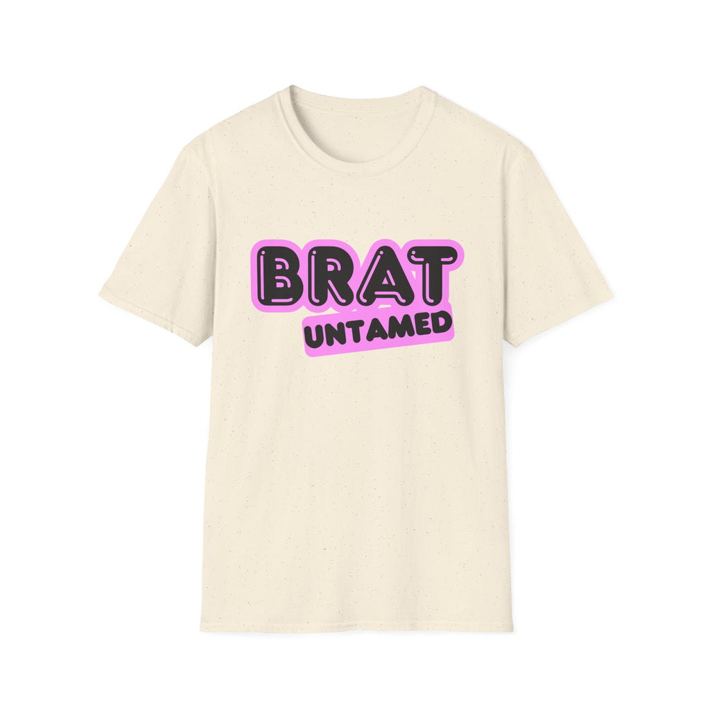 Brat Untamed T-Shirt — Bold Retro Graphic Tee for Teens & Trendsetters