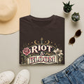 Riot & Bloom Graphic Tee | Feminist Wildflower T-Shirt | Botanical Protest Shirt