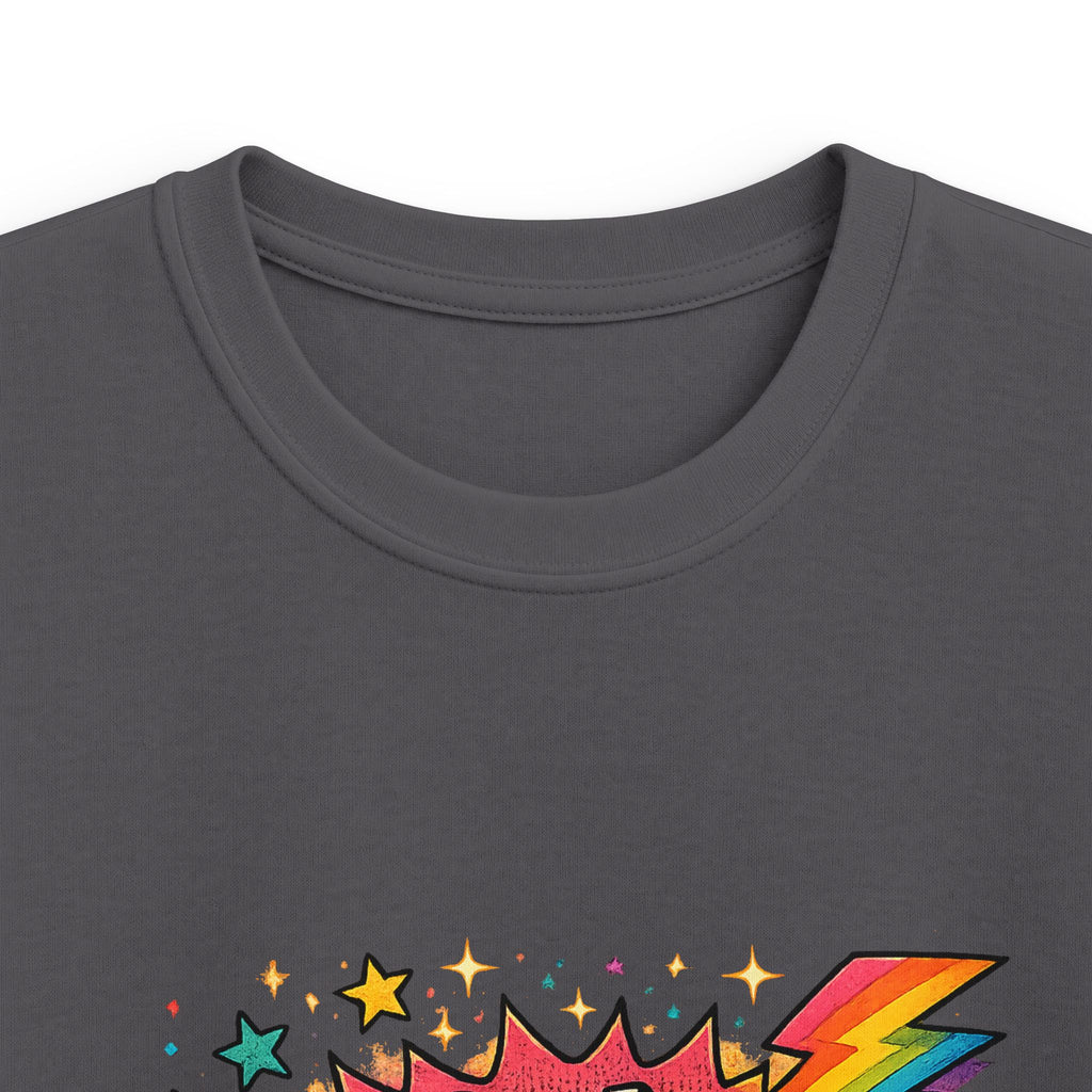 "Kindness Is My Superpower" Superhero Graphic Kids Tee- Super Girl