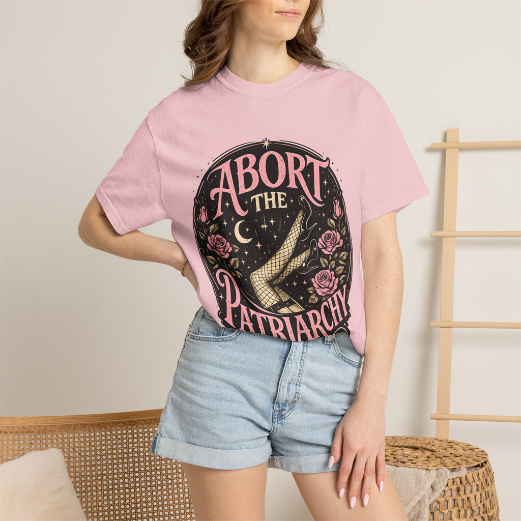 Abort the Patriarchy T-Shirt | Feminist Graphic Tee | Women's Rights Shirt | Empowerment Apparel | Protest Shirt | Equality Gift