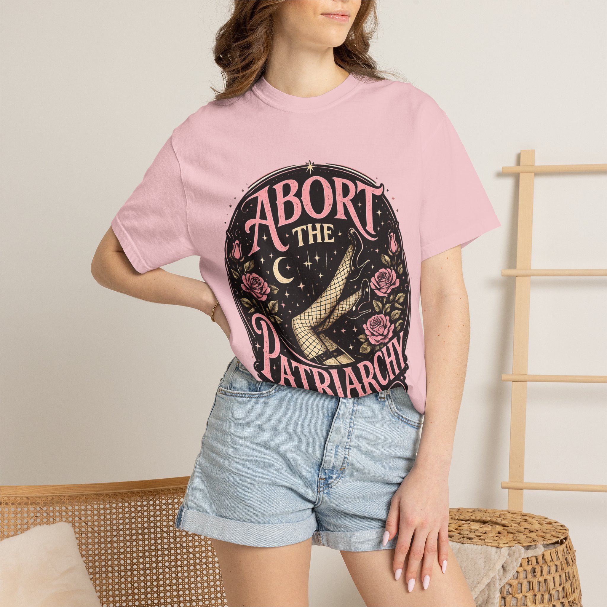 Abort the Patriarchy T-Shirt | Feminist Graphic Tee | Women's Rights Shirt | Empowerment Apparel | Protest Shirt | Equality Gift