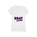 Brat Untamed V-Neck Tee — Sassy Women's Graphic T-Shirt