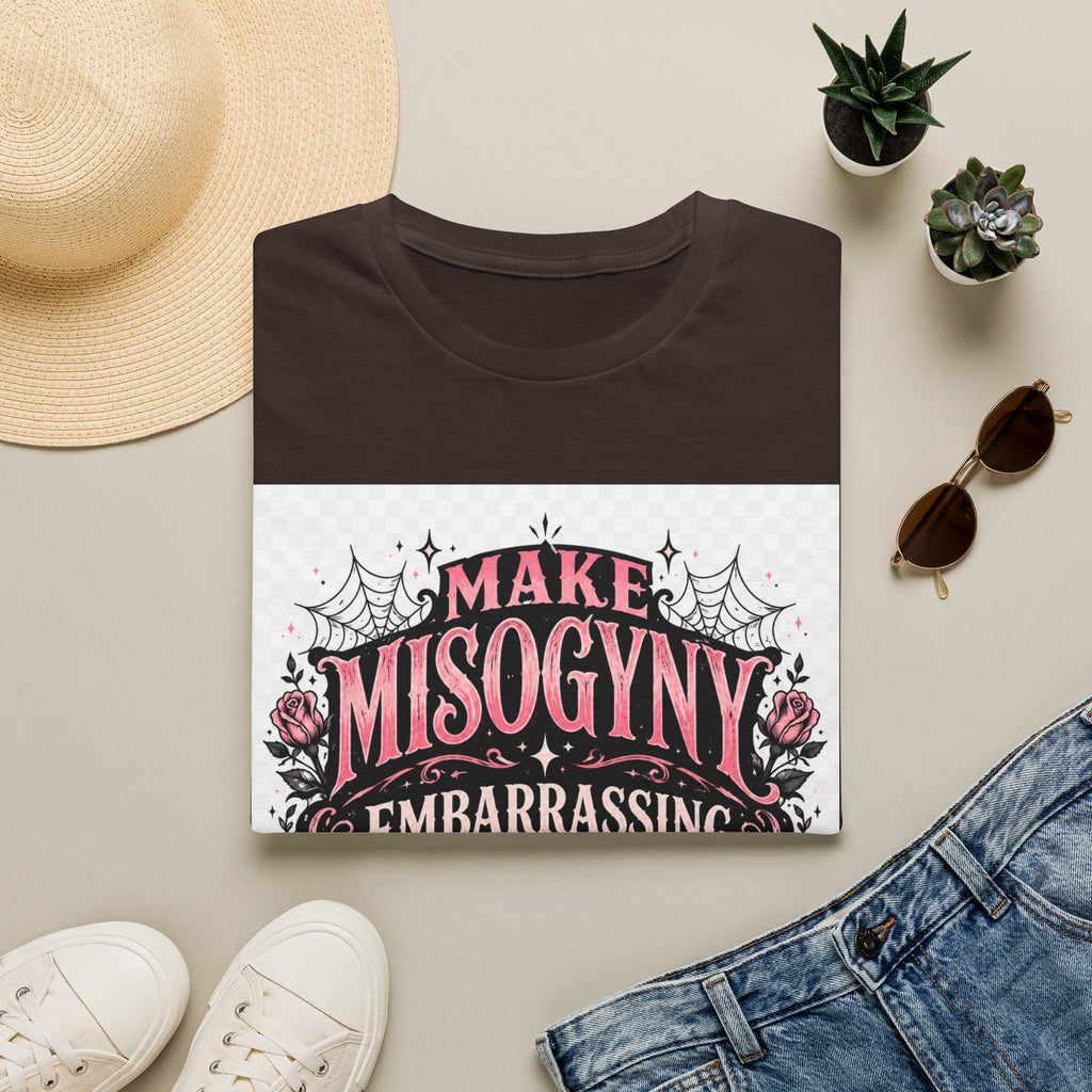T-Shirt — "Make Misogyny Embarrassing Again" Feminist Graphic Tee