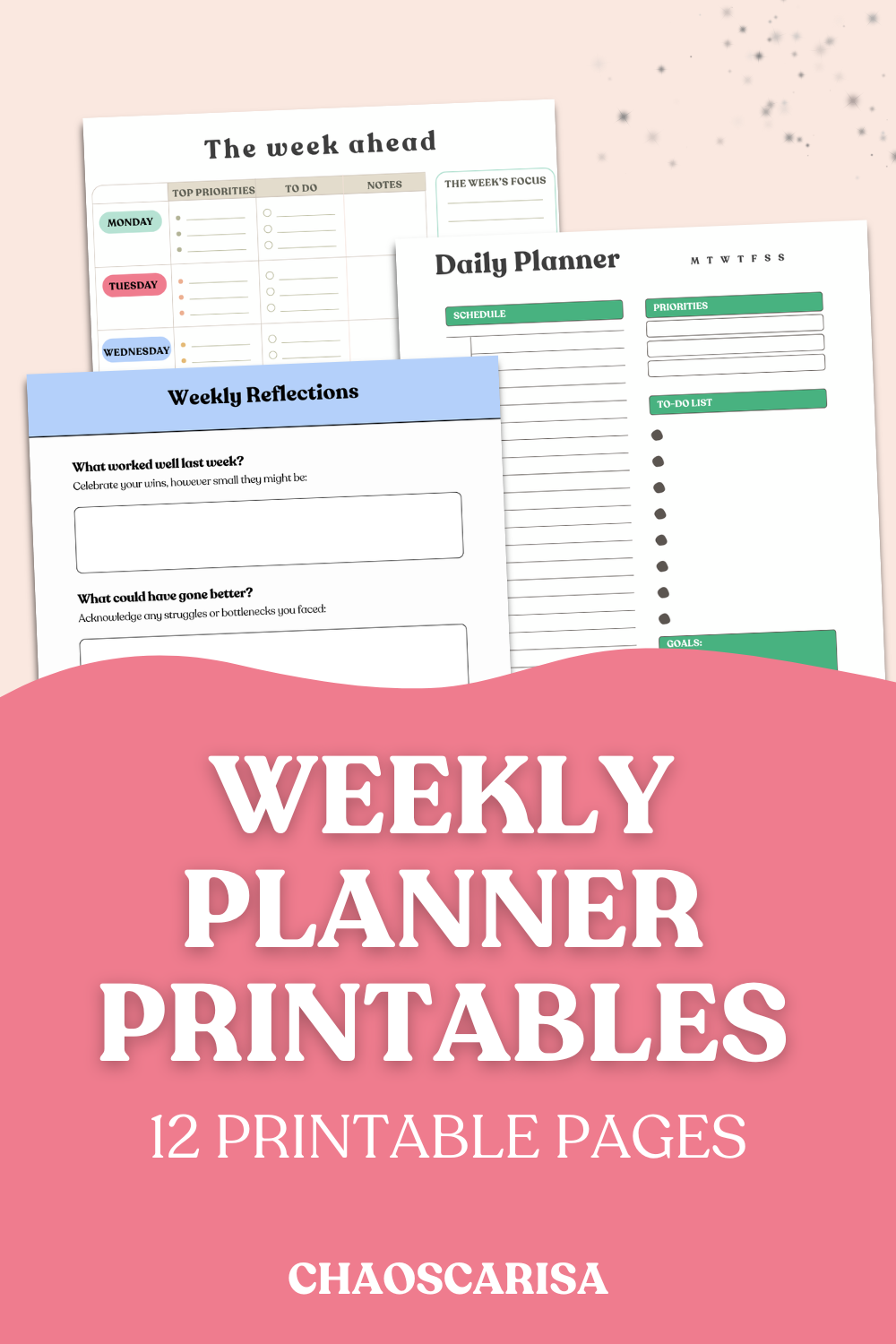 ADHD Weekly Planning Kit — Printable Planner for Neurodivergent Minds
