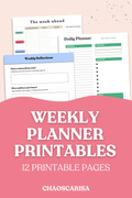 ADHD Weekly Planning Kit — Printable Planner for Neurodivergent Minds
