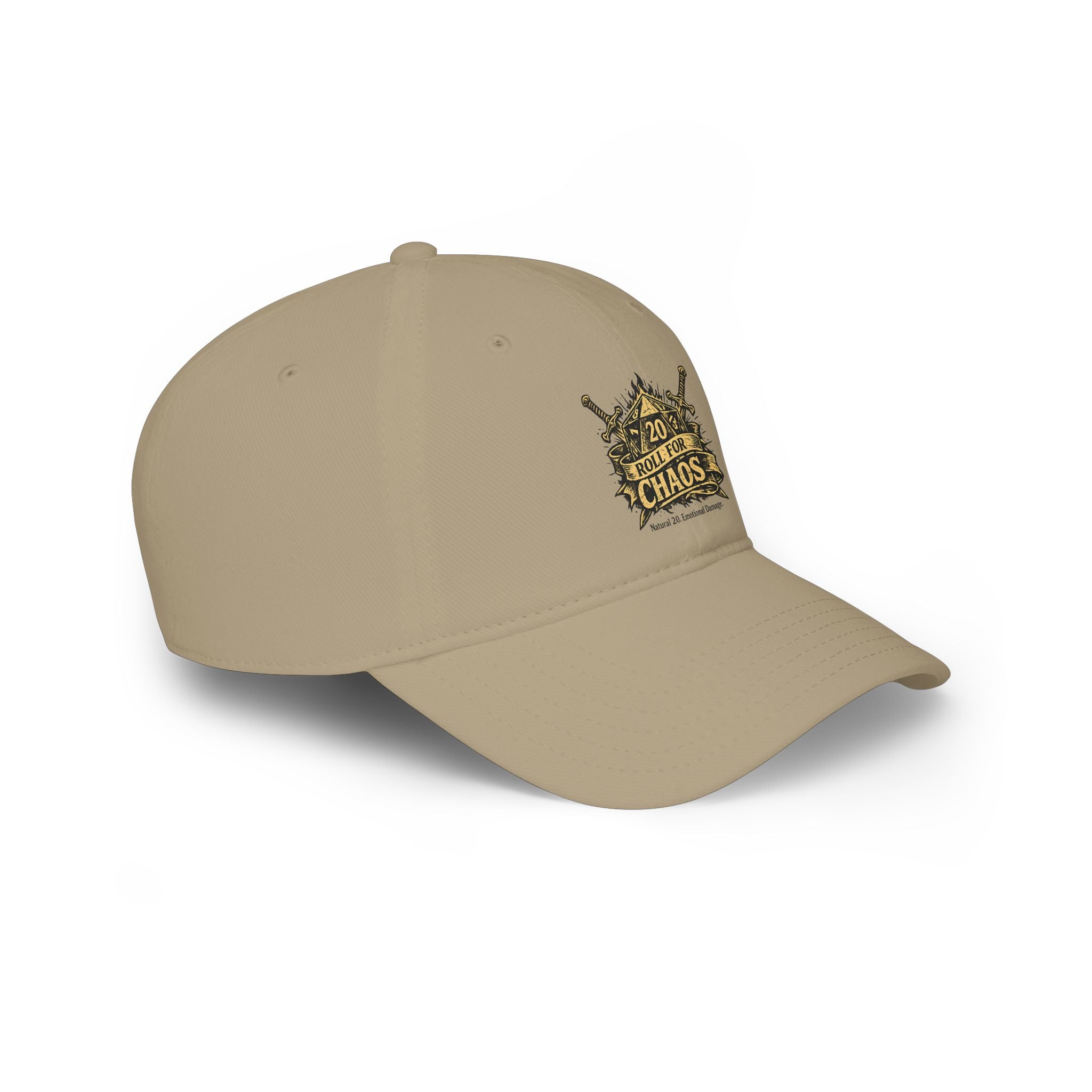 Roll for Chaos Hat | Funny D&D Baseball Cap | Dungeon Master Gift | Tabletop RPG Dad Hat | Gamer Hat | Natural 20 Fantasy Cap