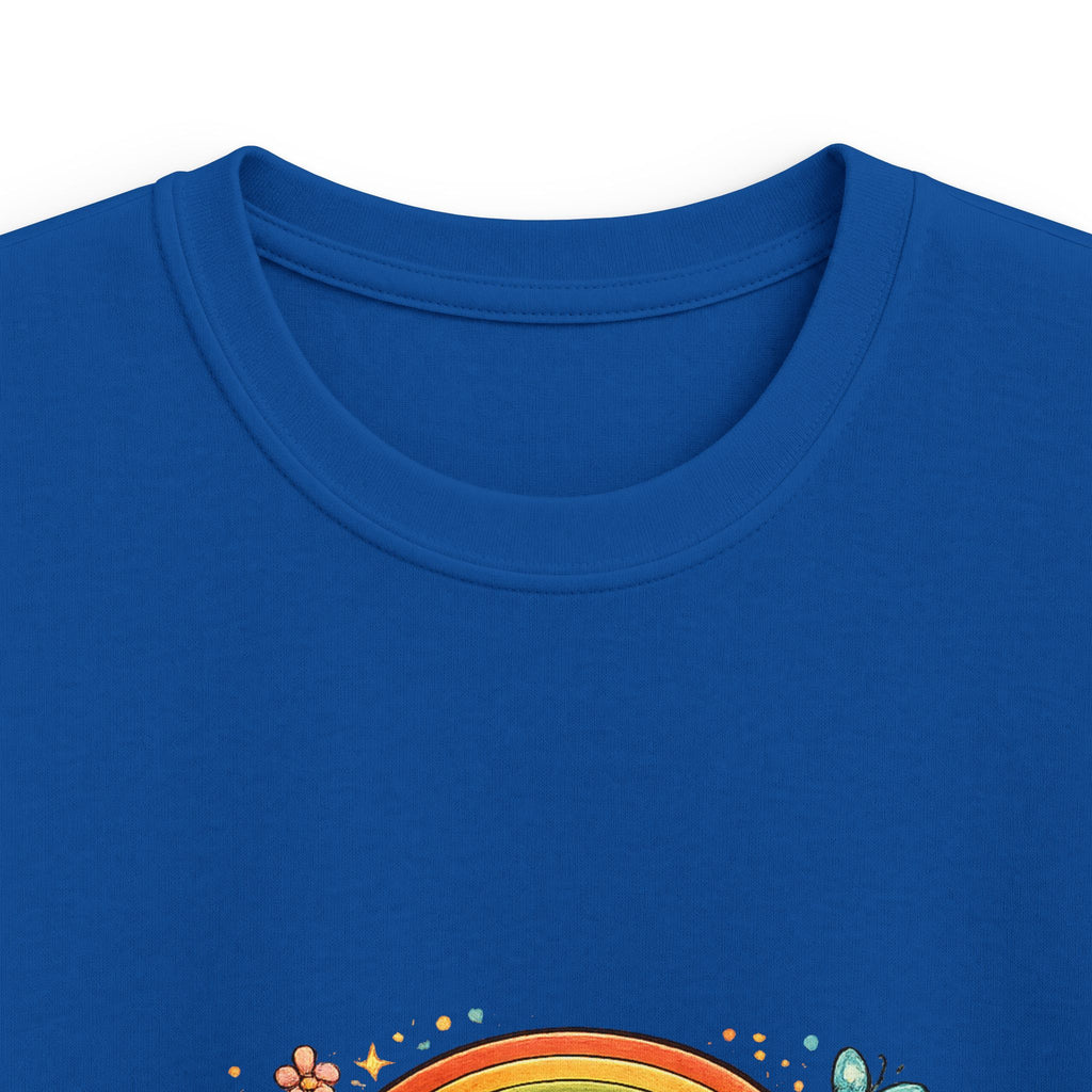 "Different is Wonderful" Rainbow Animal Graphic Kids Tee