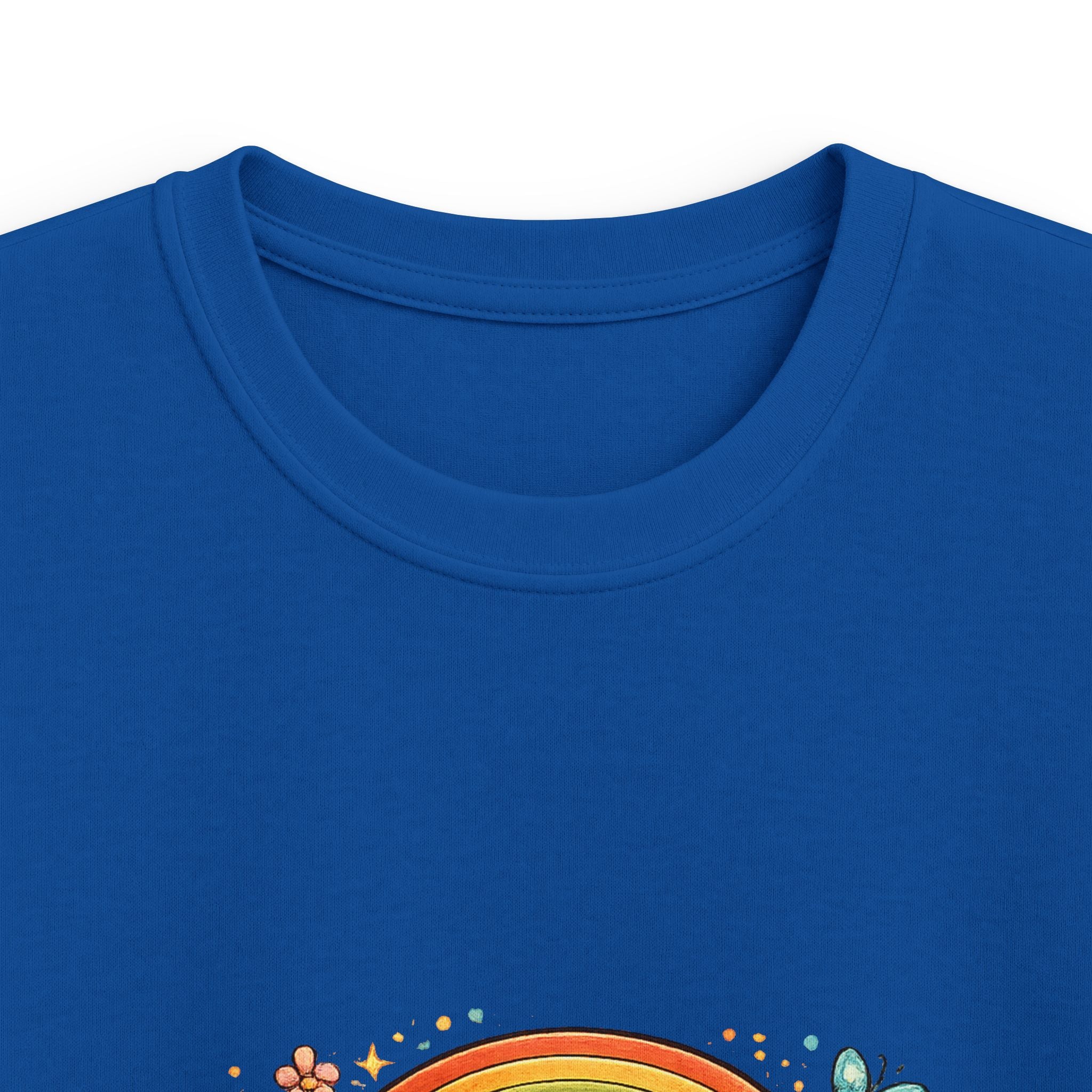 "Different is Wonderful" Rainbow Animal Graphic Kids Tee