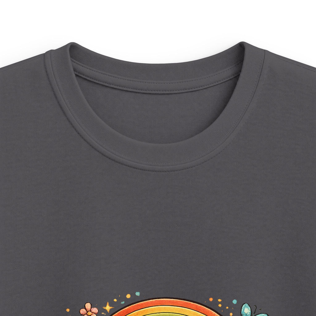 "Different is Wonderful" Rainbow Animal Graphic Kids Tee
