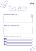 Self-Care Planner Printable PDF | Daily Wellness Journal | Mental Health & Habit Tracker | Digital Planner | Instant Download