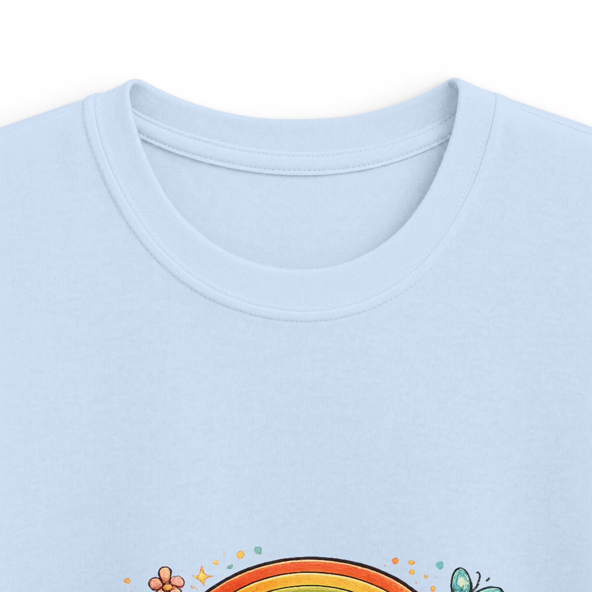 "Different is Wonderful" Rainbow Animal Graphic Kids Tee