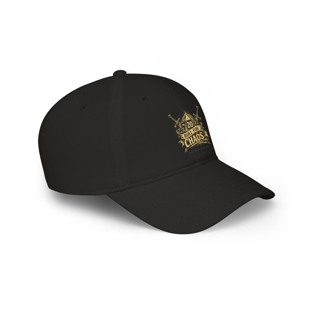 Roll for Chaos Hat | Funny D&D Baseball Cap | Dungeon Master Gift | Tabletop RPG Dad Hat | Gamer Hat | Natural 20 Fantasy Cap