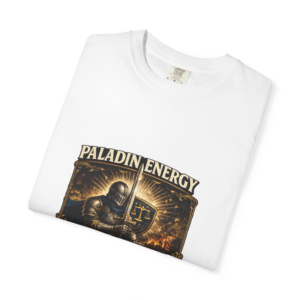 Paladin Energy T-Shirt — "Lawful Good" Fantasy Knight Graphic Tee