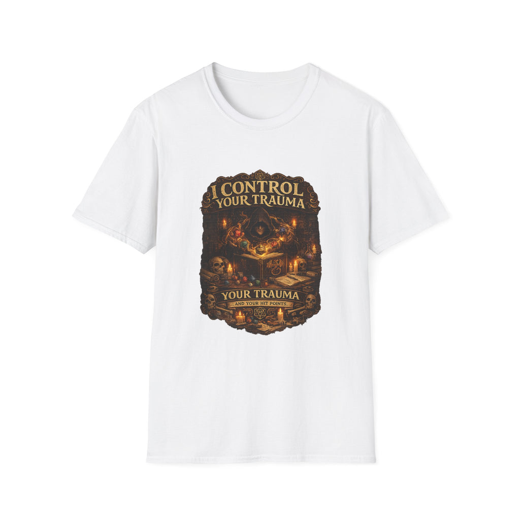 Control Your Trauma T-Shirt — Dark Fantasy Motivational Tee