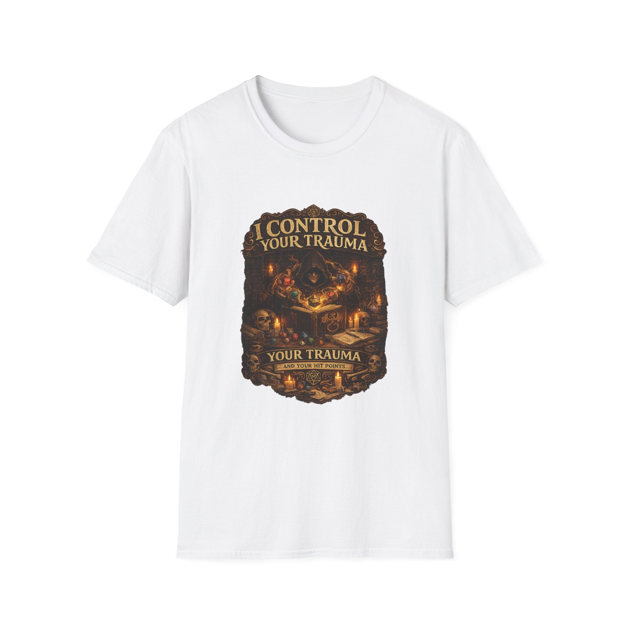 Control Your Trauma T-Shirt — Dark Fantasy Motivational Tee