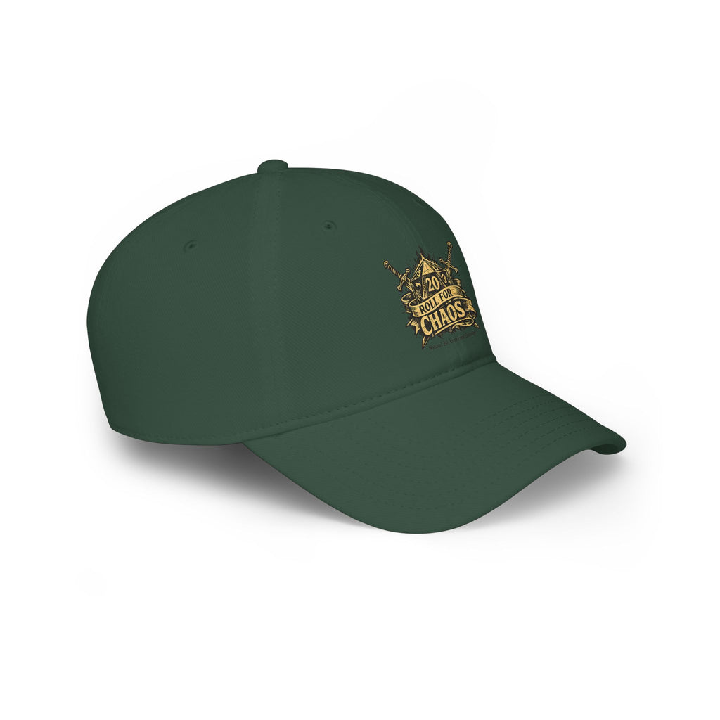 Roll for Chaos Hat | Funny D&D Baseball Cap | Dungeon Master Gift | Tabletop RPG Dad Hat | Gamer Hat | Natural 20 Fantasy Cap
