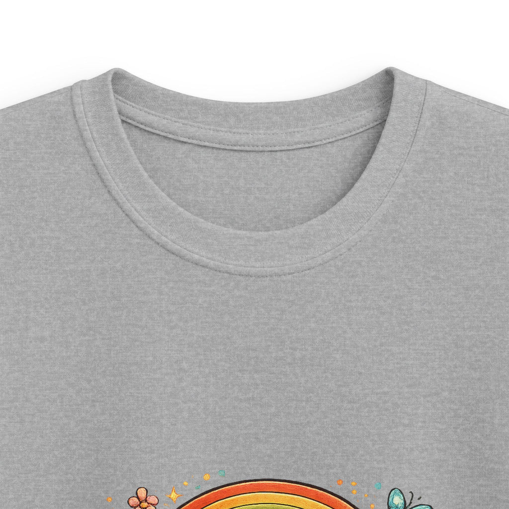 "Different is Wonderful" Rainbow Animal Graphic Kids Tee
