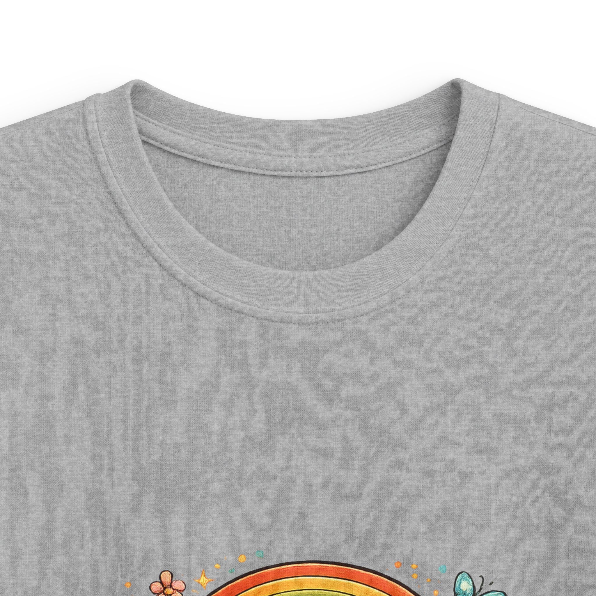 "Different is Wonderful" Rainbow Animal Graphic Kids Tee