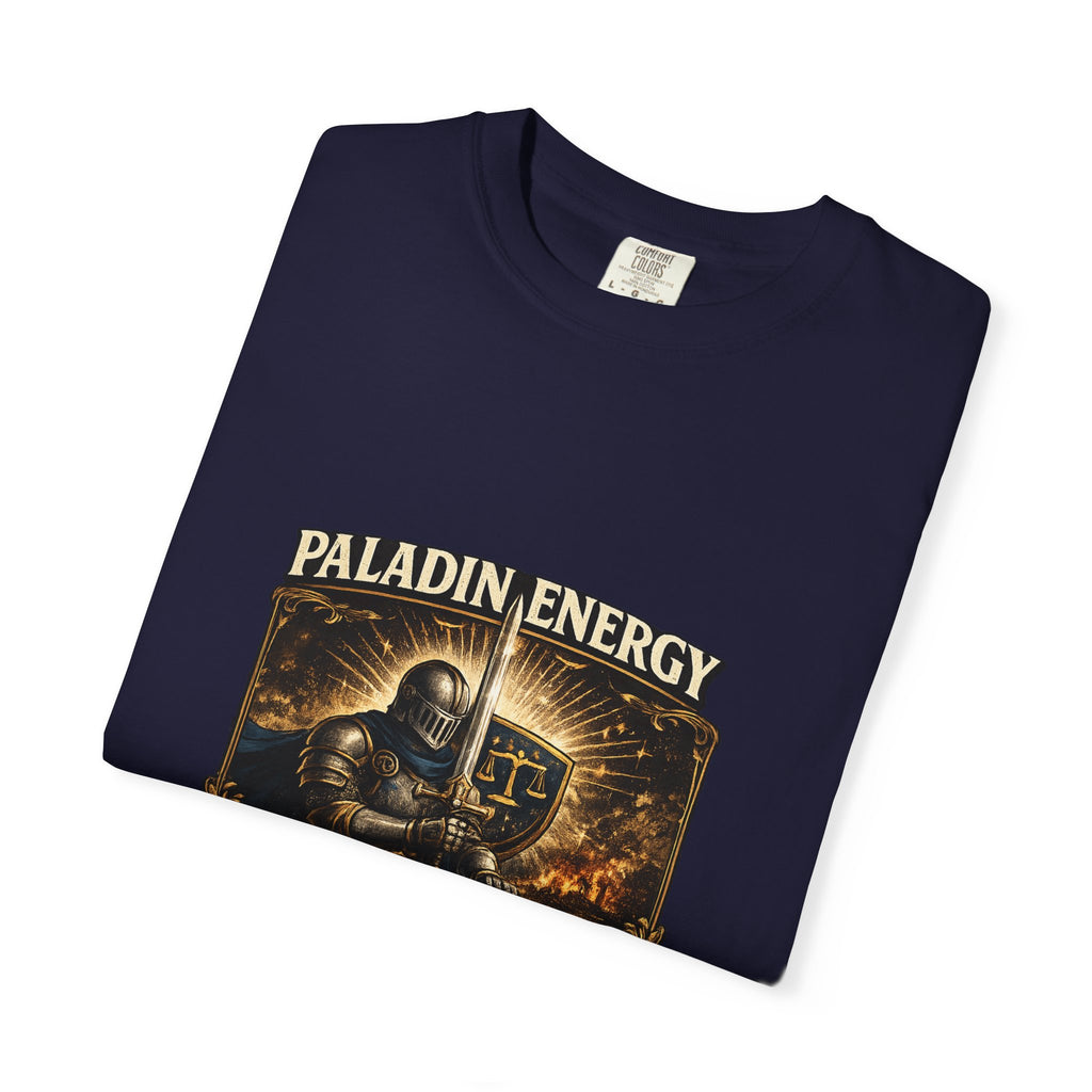 Paladin Energy T-Shirt — "Lawful Good" Fantasy Knight Graphic Tee