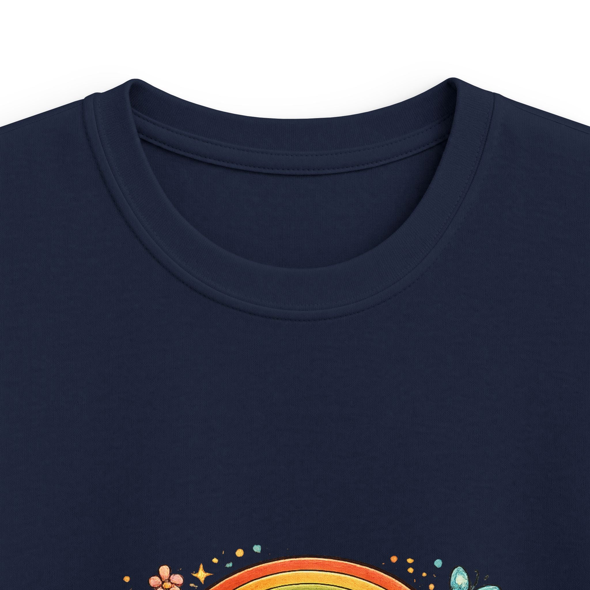 "Different is Wonderful" Rainbow Animal Graphic Kids Tee