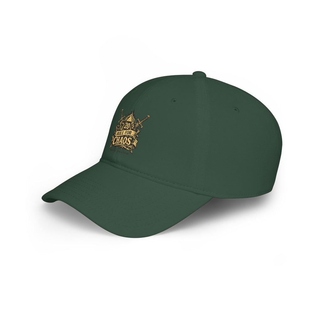Roll for Chaos Hat | Funny D&D Baseball Cap | Dungeon Master Gift | Tabletop RPG Dad Hat | Gamer Hat | Natural 20 Fantasy Cap
