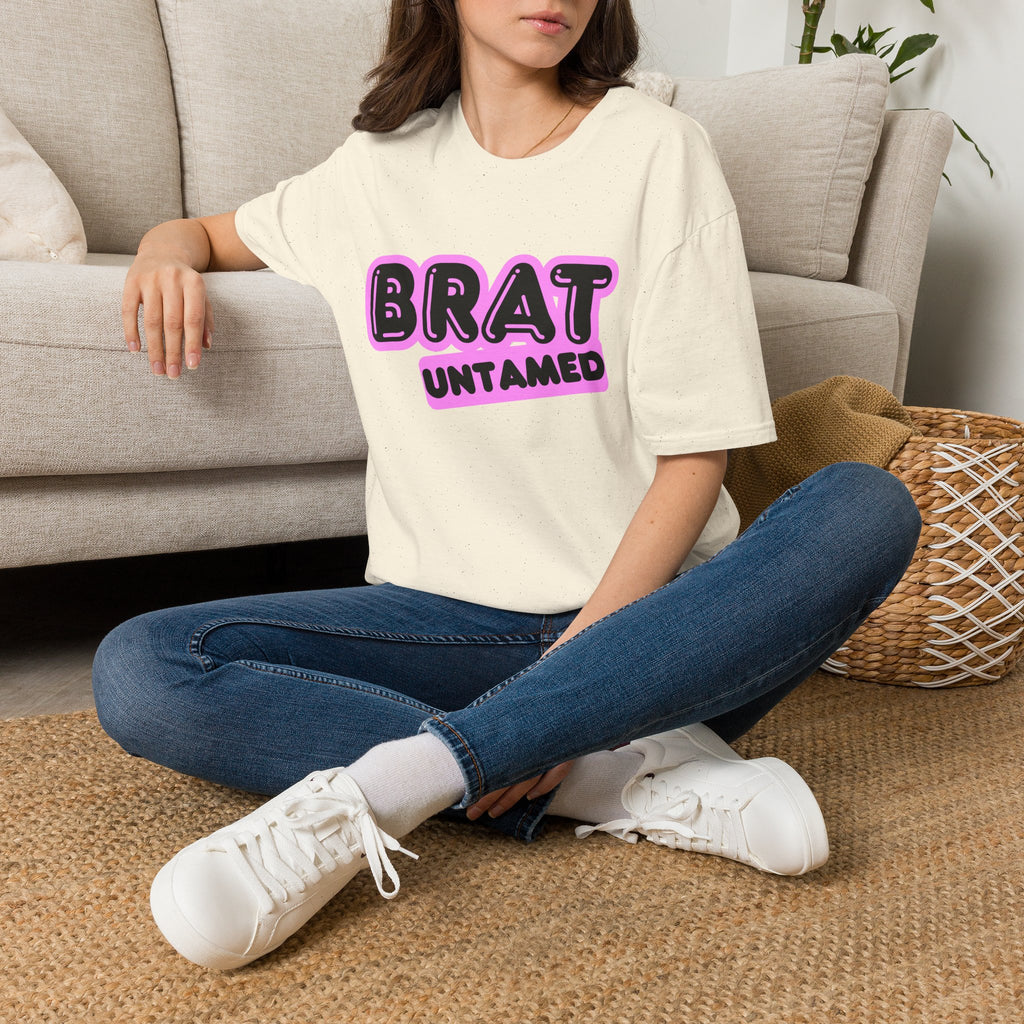 Brat Untamed T-Shirt — Bold Retro Graphic Tee for Teens & Trendsetters
