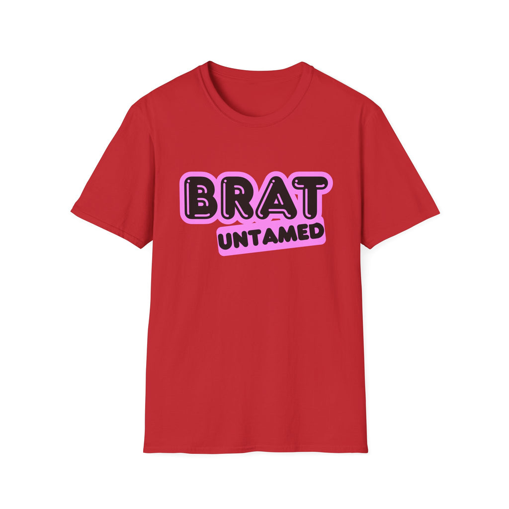 Brat Untamed T-Shirt — Bold Retro Graphic Tee for Teens & Trendsetters