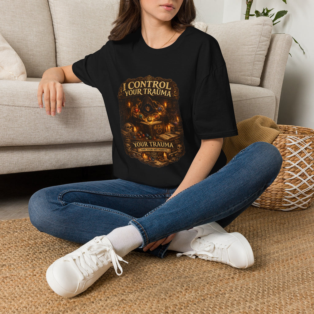 Control Your Trauma T-Shirt — Dark Fantasy Motivational Tee