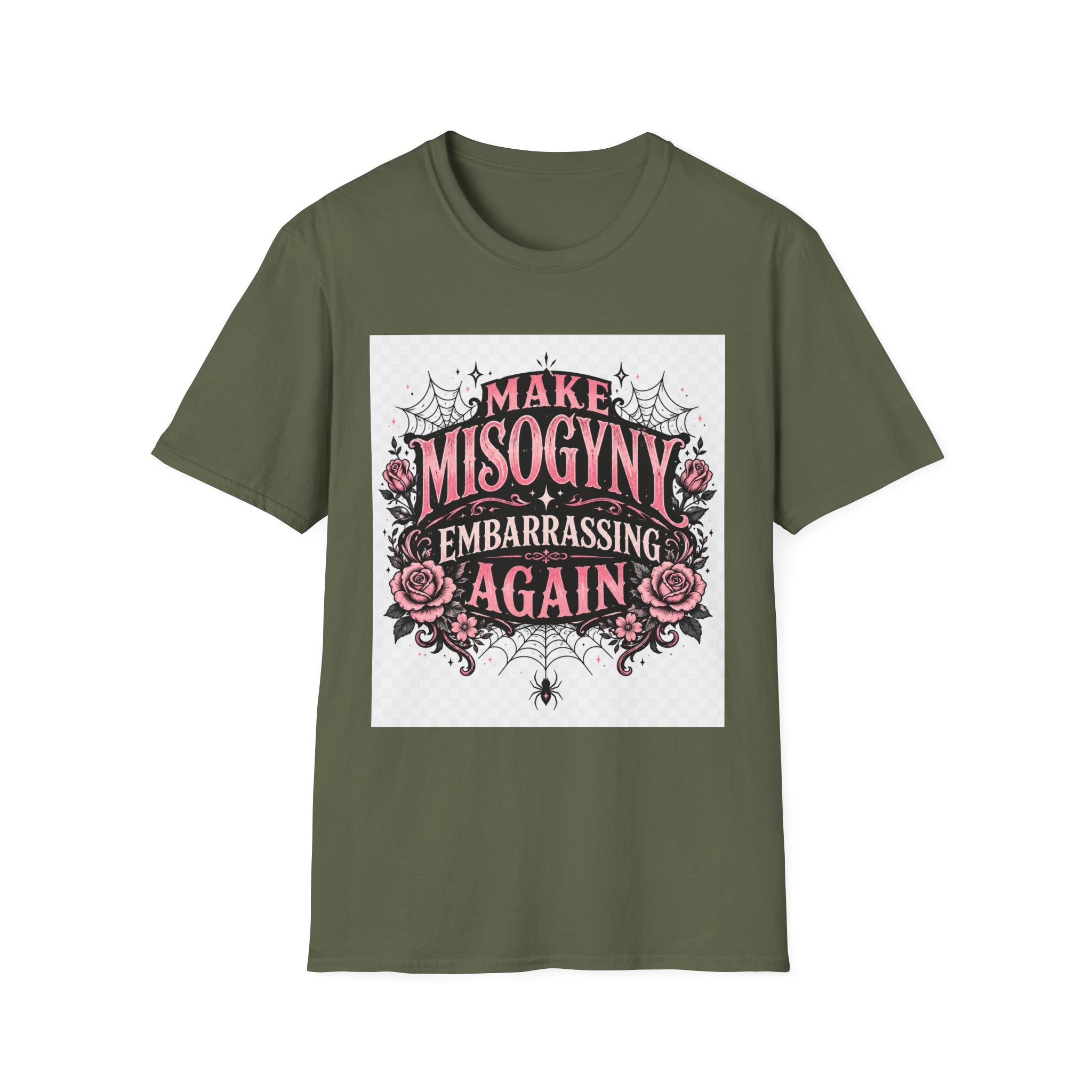 T-Shirt — "Make Misogyny Embarrassing Again" Feminist Graphic Tee