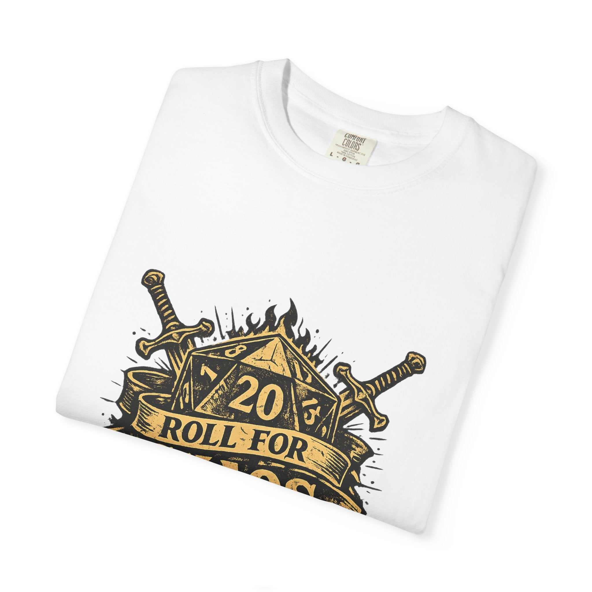 Roll for Chaos | D20 Gamer T-Shirt | Funny D&D Shirt | Tabletop RPG Tee | Natural 20 Emotional Damage | Gift for Dungeon Masters & Players
