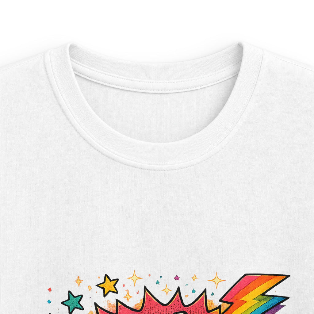 "Kindness Is My Superpower" Superhero Graphic Kids Tee- Super Girl